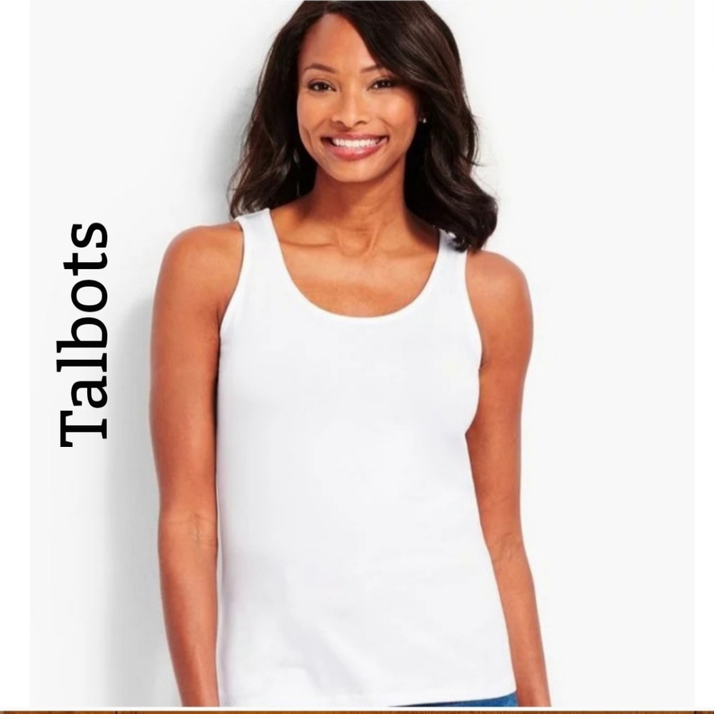 Talbots PIMA COTTON-BLEND TANK
, Sz. L